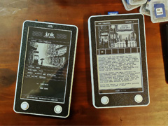eBookとゲーム機のハイブリッド「Ink Console」で，テキストベースアドベンチャーを楽しむ