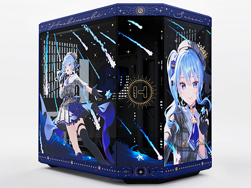 画像ギャラリー No.002のサムネイル画像 / ホロライブ「星街すいせい」コラボデザインのピラーレスPCケースが予約開始。初回限定版にはタペストリが付属する