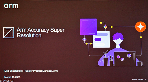 画像ギャラリー No.002のサムネイル画像 / ［GDC 2025］AMDのFSR 2をARMが魔改造!?　「ARM Accuracy Super Resolution」はモバイルゲーミングの救世主となるか