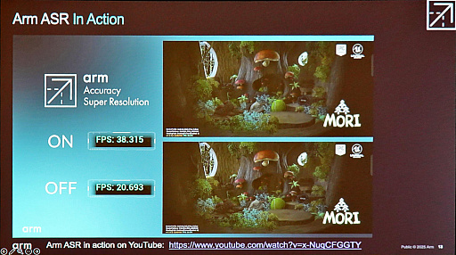 画像ギャラリー No.008のサムネイル画像 / ［GDC 2025］AMDのFSR 2をARMが魔改造!?　「ARM Accuracy Super Resolution」はモバイルゲーミングの救世主となるか
