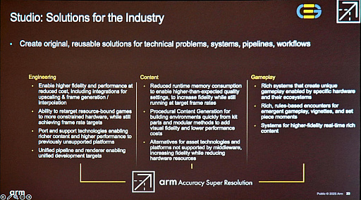 画像ギャラリー No.024のサムネイル画像 / ［GDC 2025］AMDのFSR 2をARMが魔改造!?　「ARM Accuracy Super Resolution」はモバイルゲーミングの救世主となるか
