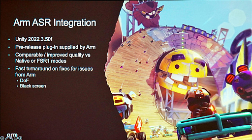 画像ギャラリー No.026のサムネイル画像 / ［GDC 2025］AMDのFSR 2をARMが魔改造!?　「ARM Accuracy Super Resolution」はモバイルゲーミングの救世主となるか