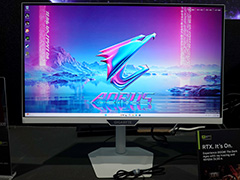 デュアルモード4K液晶や500Hz表示対応の量子ドット有機ELディスプレイなど，今秋発売を予定するGIGABYTEの注目ディスプレイ