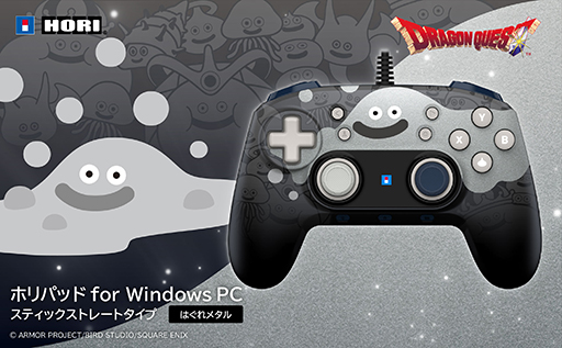 画像ギャラリー No.002のサムネイル画像 / 「ドラゴンクエスト」スライム，はぐれメタルデザインのWindows PC専用ホリパッドを発売。スティックを傾けるとスライムが現れる