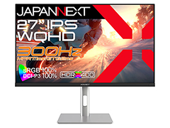 300Hz表示対応で，税込3万円台後半の27型フルHD液晶ディスプレイがJAPANNEXTから発売に