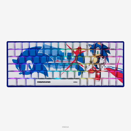 画像ギャラリー No.004のサムネイル画像 / ソニックやドリームキャストとコラボした,クールなキーボードやマウスパッドがHigroundから発売