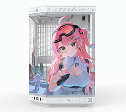 画像ギャラリー No.005のサムネイル画像 / 35P垂涎！ ホロライブ「さくらみこ」コラボデザインのピラーレスPCケースやキーキャップ＆マウスパッドが5月15日に予約開始