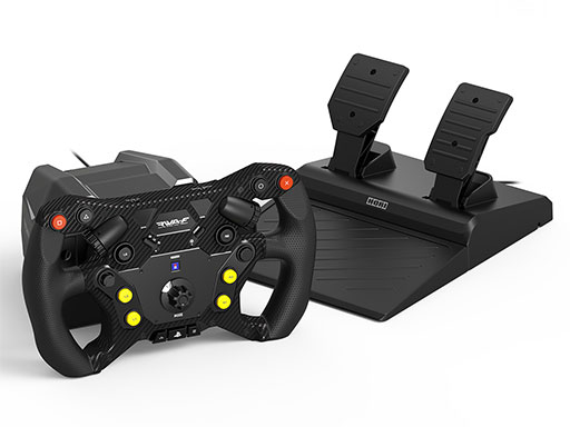 画像ギャラリー No.001のサムネイル画像 / フォーミュラスタイルを採用したHORI製PC＆PS5向けステアリングホイールが2026年冬に発売