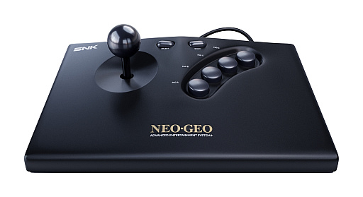 画像ギャラリー No.006のサムネイル画像 / 名機NEOGEOを処理落ちまで再現。過去の周辺機器も使えて，低遅延HDMIなど現代向けの機能も備える「NEOGEO AES+」のプレゼンをレポート［TGS2026］