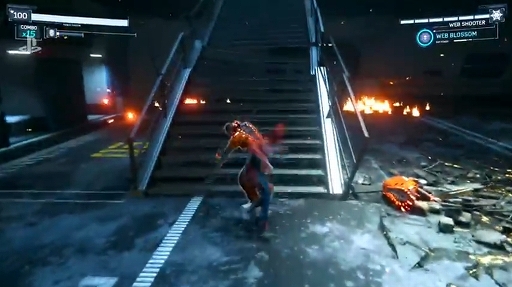 画像ギャラリー No.002のサムネイル画像 / ［E3 2018］「Marvel’s Spider-Man」のバトルシーンを中心にしたトレイラーが公開。ウェブシューターで街を縦横無尽に駆け巡る