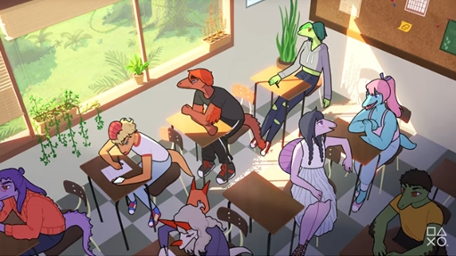 画像ギャラリー No.004のサムネイル画像 / PS5新作「Goodbye Volcano High」が発表。擬人化された動物たちによる青春群像劇が描かれる