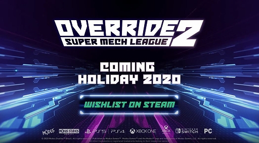 画像ギャラリー No.006のサムネイル画像 / 巨大ロボ乱闘アクション「Override 2: Super Mech League」が発表。アナウンストレイラーが公開に