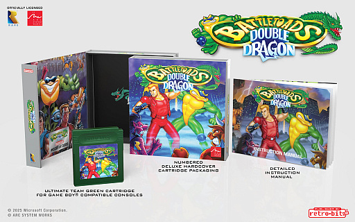 画像ギャラリー No.001のサムネイル画像 / 「Battletoads & Double Dragon」ゲームボーイ向けコレクターズエディションの予約を受付中。筋肉モリモリのカエルと「ダブルドラゴン」の兄弟による夢のコラボ