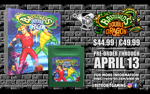 画像ギャラリー No.010のサムネイル画像 / 「Battletoads & Double Dragon」ゲームボーイ向けコレクターズエディションの予約を受付中。筋肉モリモリのカエルと「ダブルドラゴン」の兄弟による夢のコラボ