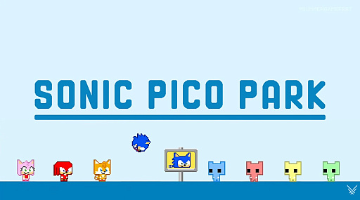 画像ギャラリー No.001のサムネイル画像 / 「SONIC PICO PARK」発表。「PICO PARK」と「ソニック・ザ・ヘッジホッグ」シリーズのコラボ作品