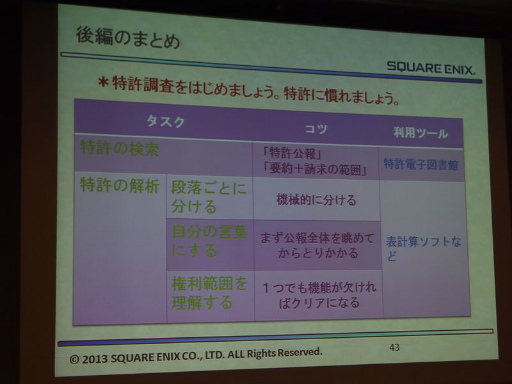 画像ギャラリー No.020のサムネイル画像 / ［CEDEC 2013］スマートフォンアプリの権利を守り，パクリ問題を回避するために――具体的な対策も語られたセッションをレポート