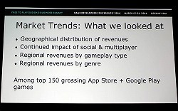 画像ギャラリー No.002のサムネイル画像 / ［GDC 2014］Free-to-Playゲームのマーケットを世界規模で分析するレクチャーをレポート。日本はカードバトルが好まれるが経営モノは人気がない