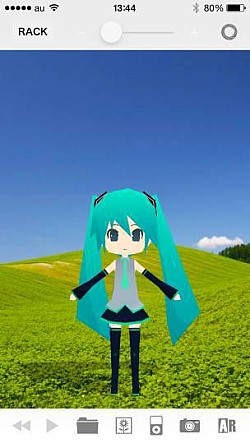 画像ギャラリー No.002のサムネイル画像 / ARアプリ「SNOW MIKU AhR」がアップデートし「HATSUNE MIKU AhR」に名称変更。さまざまな種類の3Dモデルをコレクション可能に