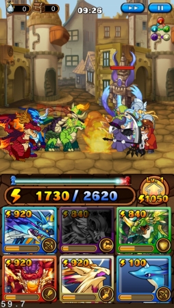 画像ギャラリー No.010のサムネイル画像 / スマホ縦持ちのラインディフェンスバトルゲーム「大乱闘!ドラゴンパレード」が発表。iOS版/Android版ともに今冬配信予定