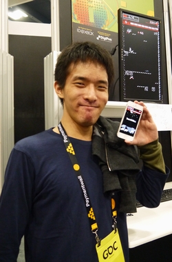 画像ギャラリー No.002のサムネイル画像 / ［GDC 2015］IGFの学生部門で日本人初のノミネートを果たした「Downwell」の麓 旺二郎氏に直撃インタビュー