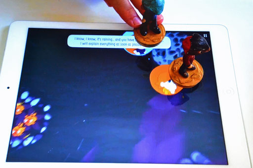 画像ギャラリー No.002のサムネイル画像 / ［gamescom］子供と家族でプレイ。フィギュアを使って操作するタブレットゲーム「ONiRi Island」とは