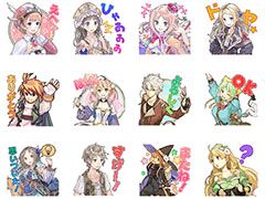 「アトリエ」シリーズの公式LINEスタンプが配信開始。マリー，フィリスら歴代のキャラクター達が登場