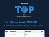 画像ギャラリー No.014のサムネイル画像 / App Annie主催の「Top Publisher Awards 2017」をレポート。上位52社のうち日本企業は15社，任天堂が初のランクインを果たす