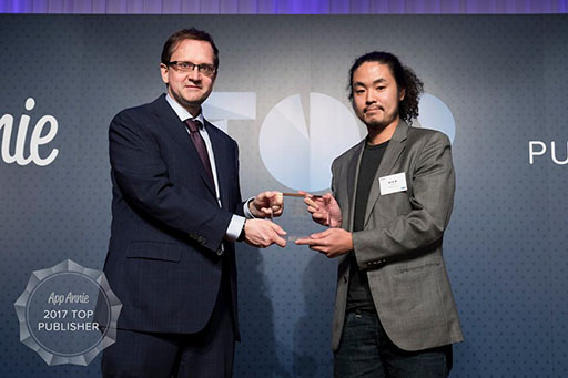 画像ギャラリー No.022のサムネイル画像 / App Annie主催の「Top Publisher Awards 2017」をレポート。上位52社のうち日本企業は15社，任天堂が初のランクインを果たす