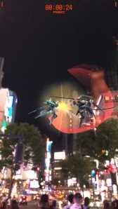 画像ギャラリー No.009のサムネイル画像 / 渋谷の街にジェフティとアヌビスが“いる”。ARカメラアプリ「ANUBIS ZONE OF THE ENDERS : M∀RS AR」のイベントが明日開催