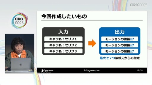 画像ギャラリー No.003のサムネイル画像 / 精度向上のカギは“多数決”？　AIによる会話パート開発支援が解説されたCygamesのセッション［CEDEC 2025］