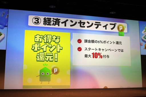画像ギャラリー No.007のサムネイル画像 / 岡田結実さん,武田真治さんもアプリを体験。発見型アプリストア「あっぷアリーナ!」のローンチ発表会をレポート