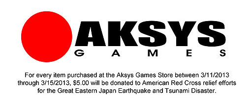 画像ギャラリー No.002のサムネイル画像 / Aksys Gamesが東日本大震災向けのチャリティを発表。衰えぬ欧米ゲーム業界の支援