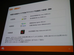 画像ギャラリー No.006のサムネイル画像 / ［CEDEC 2013］日本のスマホアプリの常識はアジアでは通用しない？「アジアのインターネット・中国モバイルゲーム事情最前線」セッションレポート