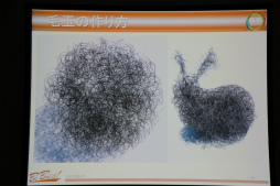 画像ギャラリー No.032のサムネイル画像 / ［CEDEC 2013］計算でおにぎりや毛玉を作る方法とは？　三次元凝集体のプロシージャルモデリング技術を紹介