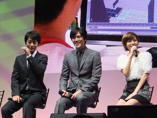 画像ギャラリー No.004のサムネイル画像 / [TGS 2013]ゲーム業界が舞台のドラマ「東京トイボックス」，ガンホーブースで行われた制作発表会の模様をリポート