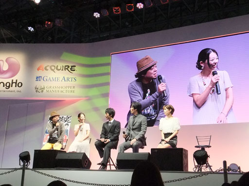 画像ギャラリー No.008のサムネイル画像 / [TGS 2013]ゲーム業界が舞台のドラマ「東京トイボックス」，ガンホーブースで行われた制作発表会の模様をリポート