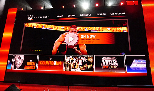 画像ギャラリー No.005のサムネイル画像 / ［CES 2014］北米のプロレス団体WWE，「WWE Network」を2014年2月末に北米でスタート。PS4などでも視聴可能な24時間のストリーミング放送局誕生