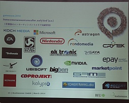 画像ギャラリー No.007のサムネイル画像 / 「gamescom 2014」の記者発表会が開催。2014年は混雑の緩和を図り,来場者が目当てのゲームに触れる機会を増やす