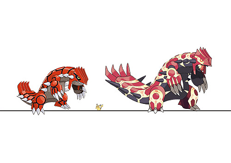 画像ギャラリー No.034のサムネイル画像 / ［E3 2014］3DS「ポケットモンスター オメガルビー・アルファサファイア」は11月21日発売。パッケージを飾る2匹のポケモンはグラードン/カイオーガが「ゲンシカイキ」をした姿であることも明らかに