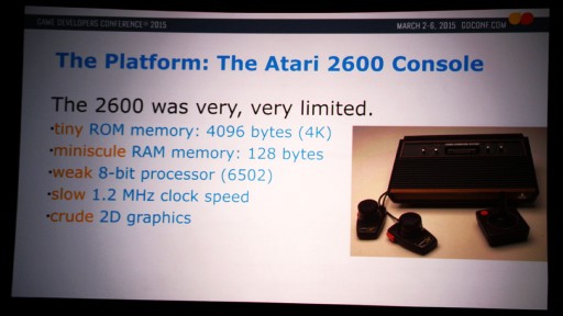 画像ギャラリー No.008のサムネイル画像 / ［GDC 2015］すべてのゲーム要素を4KbytesのROMに収めろ。最初のアクションアドベンチャー「Adventure」はこうして開発された