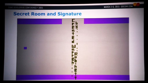画像ギャラリー No.012のサムネイル画像 / ［GDC 2015］すべてのゲーム要素を4KbytesのROMに収めろ。最初のアクションアドベンチャー「Adventure」はこうして開発された