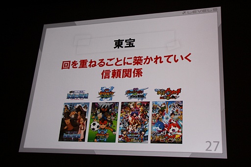 画像ギャラリー No.017のサムネイル画像 / ［CEDEC 2015］レベルファイブの日野晃博氏が，開催3日めの基調講演で「妖怪ウォッチ」のヒットの理由と，9年間のクロスメディア展開で得た教訓を披露