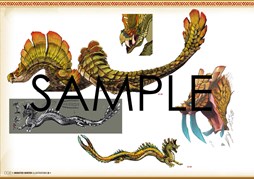 画像ギャラリー No.002のサムネイル画像 / 「MH4&4G」の世界観を描いたイラスト集が本日発売。メイキングも収録