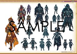 画像ギャラリー No.004のサムネイル画像 / 「MH4&4G」の世界観を描いたイラスト集が本日発売。メイキングも収録