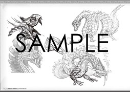画像ギャラリー No.005のサムネイル画像 / 「MH4&4G」の世界観を描いたイラスト集が本日発売。メイキングも収録