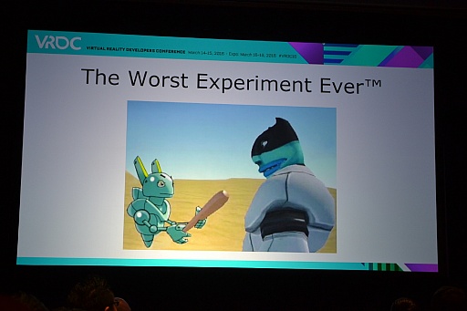 画像ギャラリー No.004のサムネイル画像 / ［GDC 2016］VRを活用したオンラインコミュニケーションに潜む罠とは。「VRハラスメント」の危険性とその対策が語られたセッションをレポート