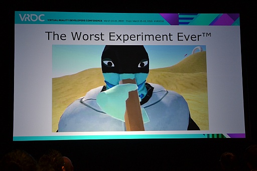 画像ギャラリー No.005のサムネイル画像 / ［GDC 2016］VRを活用したオンラインコミュニケーションに潜む罠とは。「VRハラスメント」の危険性とその対策が語られたセッションをレポート