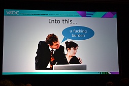画像ギャラリー No.007のサムネイル画像 / ［GDC 2016］VRを活用したオンラインコミュニケーションに潜む罠とは。「VRハラスメント」の危険性とその対策が語られたセッションをレポート