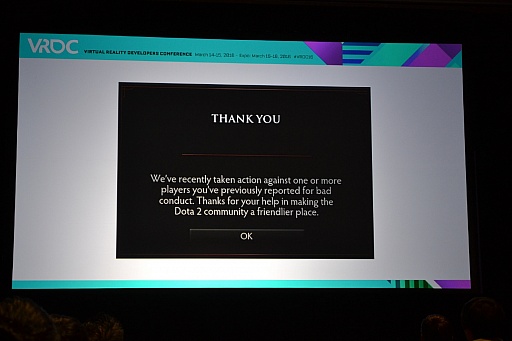 画像ギャラリー No.013のサムネイル画像 / ［GDC 2016］VRを活用したオンラインコミュニケーションに潜む罠とは。「VRハラスメント」の危険性とその対策が語られたセッションをレポート