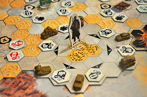 画像ギャラリー No.002のサムネイル画像 / ハンガリー産のボードゲーム「Saltlands」は，奪った乗り物で荒野を駆け回るのが楽しいポストアポカリプスもの
